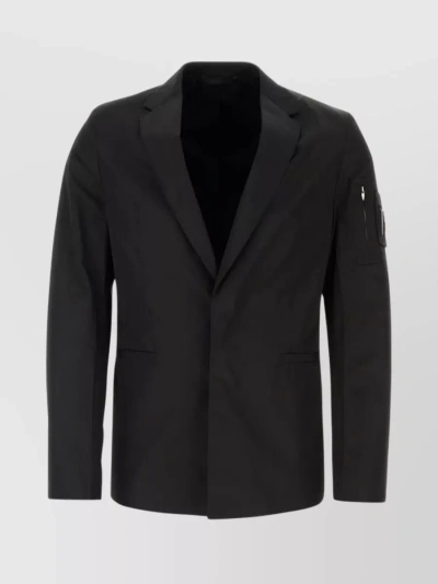 GIVENCHY STRUCTURED TECH BLAZER WITH BACK SLIT