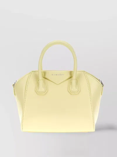 Givenchy Structured Tote Bag With Detachable Strap In Yellow