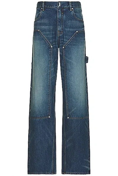 Givenchy Studded Carpenter Jean In Blue