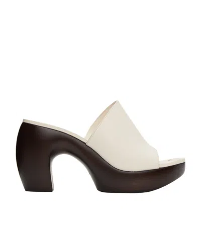 Givenchy Studded Logo High-heeled Sandals In White