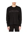 GIVENCHY STUDDED-LOGO WOOL JUMPER