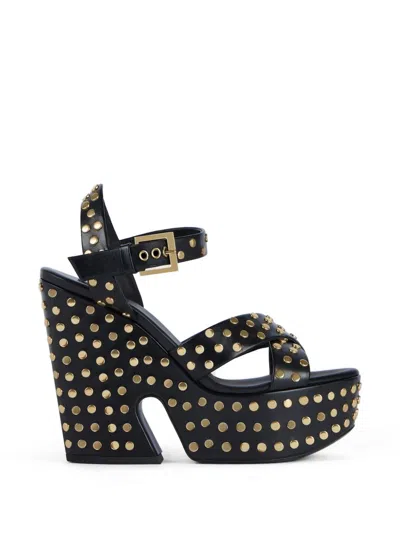 GIVENCHY STUD-EMBELLISHED PLATFORM SANDALS