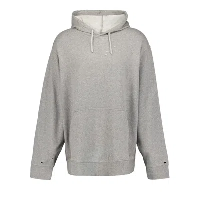 Pre-owned Givenchy Studio Destroyed Hoodie 'heather Grey' | Men's Size Xl In Gray