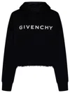 Givenchy Stylish Black Cotton Sweatshirt In Black