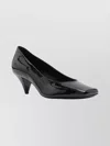 Givenchy Stylish Cone Heel Patent Finish Pumps In Black