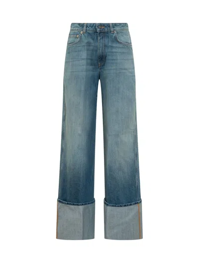 Givenchy Stylish Jeans With Unique Hem Detail - Medium Size In Blue