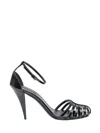 Givenchy Black Ankle-strap Heels In Black