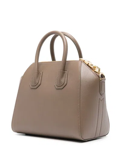 Givenchy Stylish Taupe Pouch Handbag For The Modern Woman In Brown