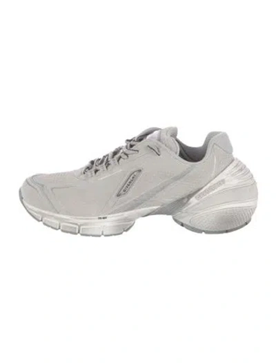 Pre-owned Givenchy Suede Athletic Sneakers In Grey