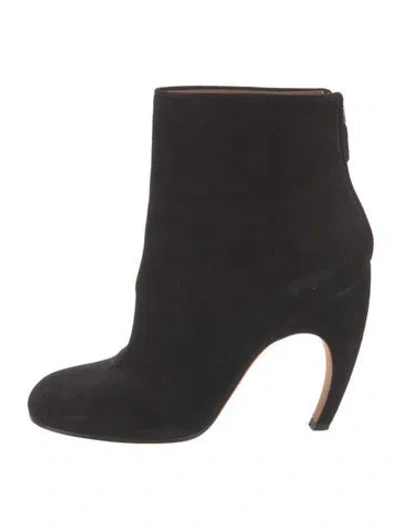 Pre-owned Givenchy Suede Boots In Black