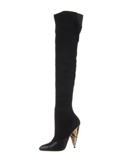 Pre-owned Givenchy Suede Boots In Multi
