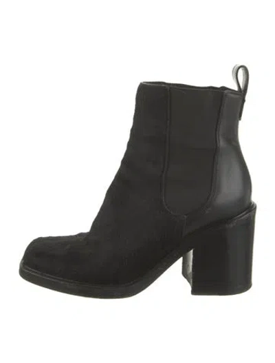 Pre-owned Givenchy Suede Chelsea Boots In Black