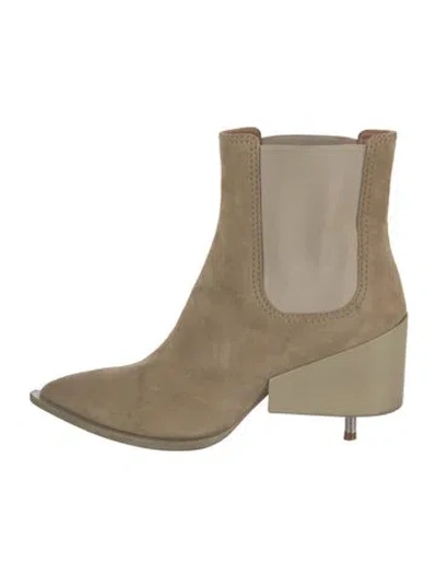Pre-owned Givenchy Suede Chelsea Boots In Neutrals