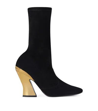 Givenchy Suede Heeled Boots 95