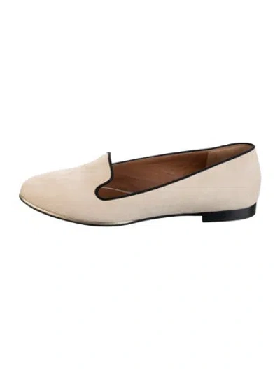 Pre-owned Givenchy Suede Loafers In Neutrals