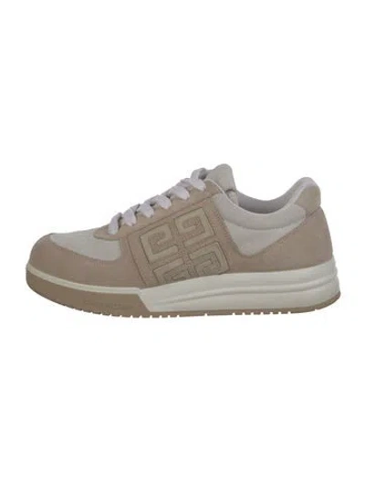 Pre-owned Givenchy Suede Printed Athletic Sneakers In Multi