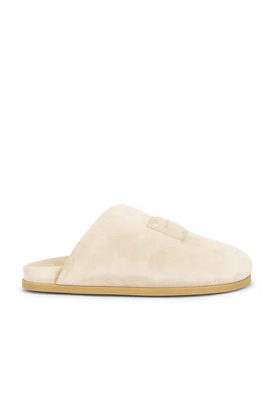 Givenchy Suede Puffy Mules In Beige