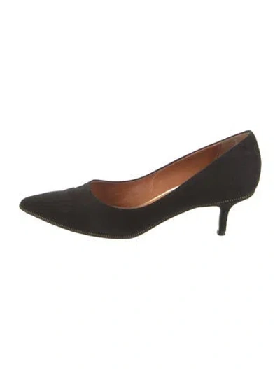 Pre-owned Givenchy Suede Pumps In Black