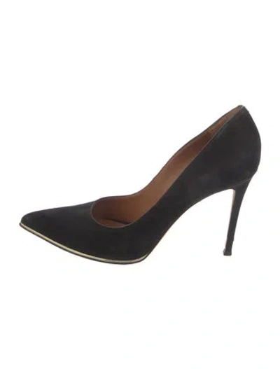 Pre-owned Givenchy Suede Pumps In Black