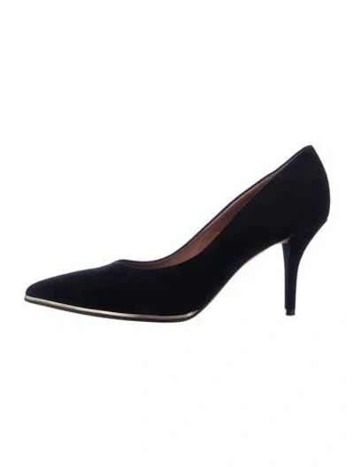 Pre-owned Givenchy Suede Pumps In Black
