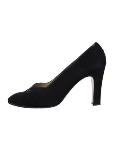 Pre-owned Givenchy Suede Pumps In Blue