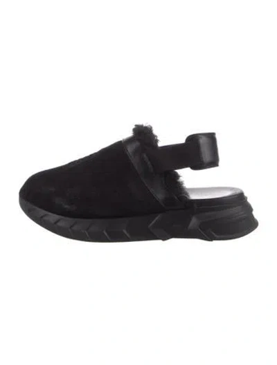 Pre-owned Givenchy Suede Sandals In Black