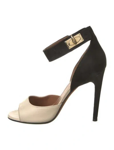 Pre-owned Givenchy Suede Sandals In Black/neutrals