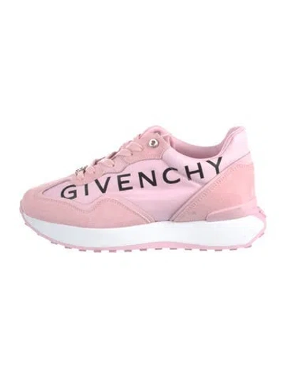 Pre-owned Givenchy Suede Sneakers In Pink