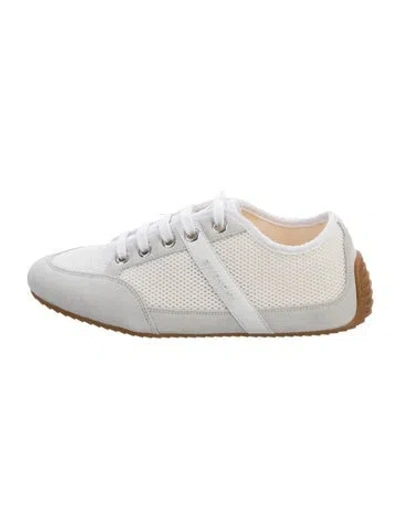 Pre-owned Givenchy Suede Sneakers W/ Tags In White
