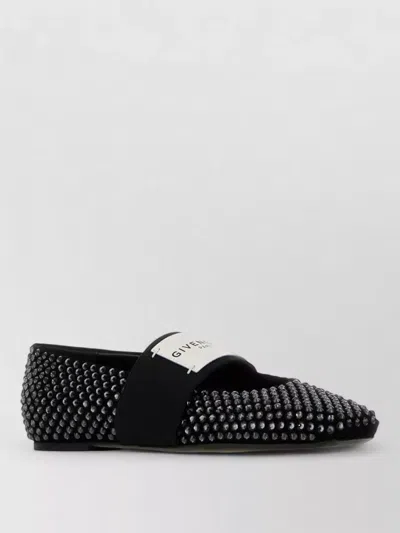 Givenchy Suede Square Loafers Flat Sole Studded