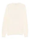 Givenchy Mens Ecru Brand-embroidery Crewneck Cotton Jumper In White