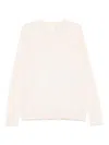 Givenchy Cotton-silk Blend Crewneck Sweater In White