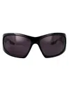 Givenchy Black Giv Cut Sunglasses In 01a Shiny Black / Smoke