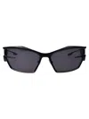 Givenchy Sunglasses Gv40066 U 01 A In 01a Shiny Black / Smoke