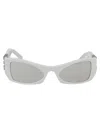Givenchy 4g Sunglasses In 21c White / Smoke Mirror