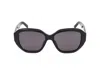 Givenchy Square Ladies Sunglasses Gv40075f 01a 56 In Black