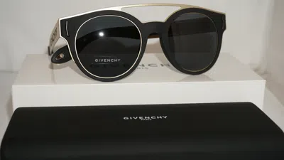 Pre-owned Givenchy Sunglasses Black Gold Black Gv7017/n/s 2m2 50 21 150