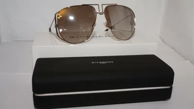 Pre-owned Givenchy Sunglasses Gold Mirror Brown Gv7129/s J5g 61 15 145