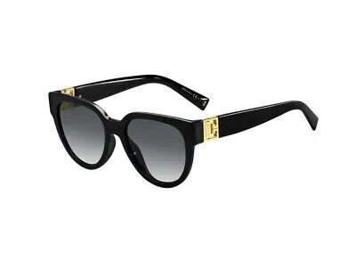 Pre-owned Givenchy Sunglasses Gv 7155/g/s 807/9o Black Grey Round