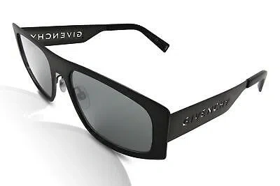 Pre-owned Givenchy Sunglasses Gv7204/s V81/t4 Dark Ruthenium/black/grey