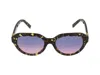 Givenchy 4g Acetate Round Sunglasses In Multi