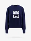 Givenchy 4g Sweater In Cashmere In Blue