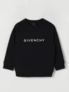 Givenchy Boys Black Kids Logo-print Relaxed-fit Cotton-blend Sweatshirt 4-12 Years In Black