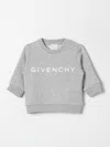GIVENCHY SWEATER GIVENCHY KIDS COLOR GREY,F45366020