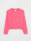 Givenchy Sweatshirt With Print In Raspberry