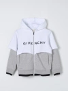GIVENCHY SWEATER GIVENCHY KIDS COLOR WHITE,F27067001
