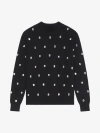 GIVENCHY SWEATER IN CASHMERE WITH EMBROIDERED STONES