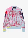Givenchy Sweater In Cotton With Multicolor Jacquard
