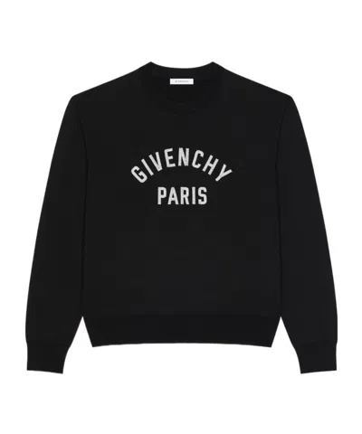 GIVENCHY GIVENCHY PARIS PEARL EMBROIDERED SWEATER