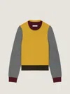 Givenchy Sweater In Wool Knit With Color Block In Multi